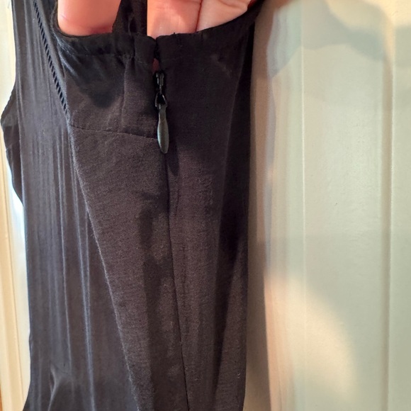NWT Lucky Brand Black Viscose Jumpsuit - Picture 4 of 8